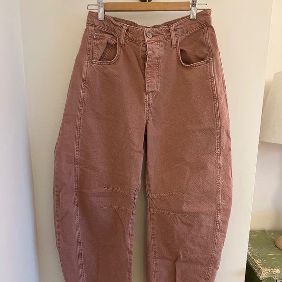 Free People Good Luck Barrel Jean - Picture 1 of 2